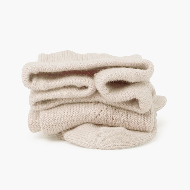 Leotardos Algodón Calado Cálido Lateral