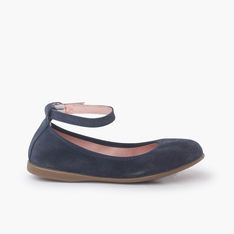 Bailarinas Flexibles Serraje con Pulsera