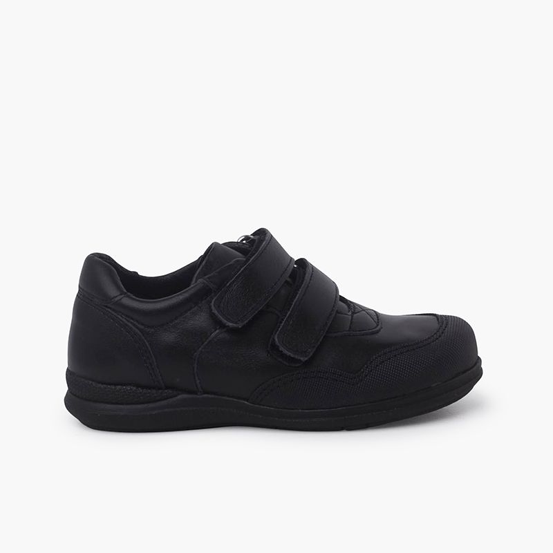 Zapatos Colegiales Puntera Reforzada Doble Cierre