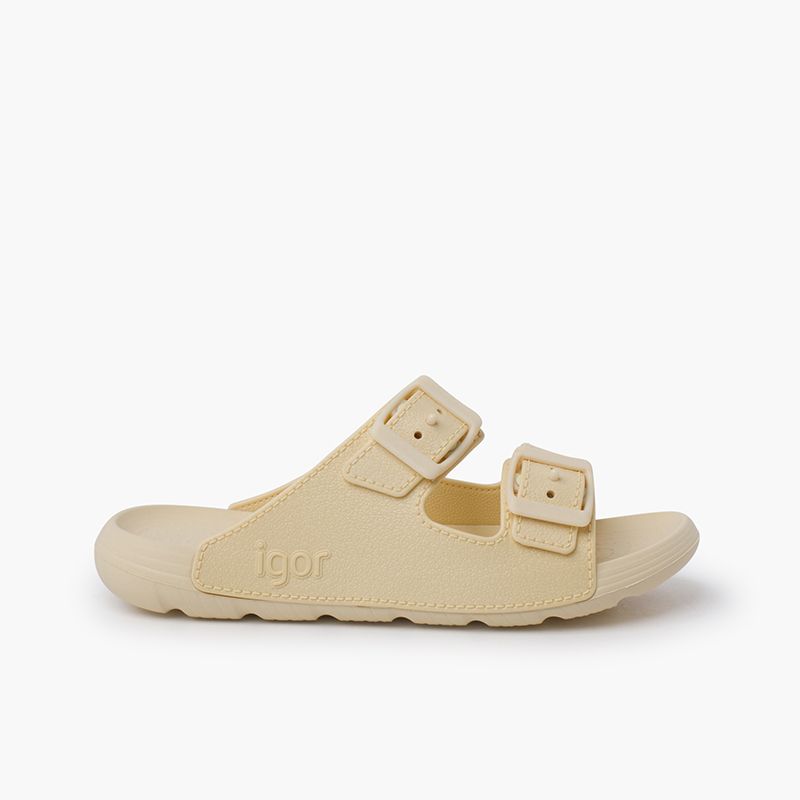 Chanclas suela eva doble hebilla