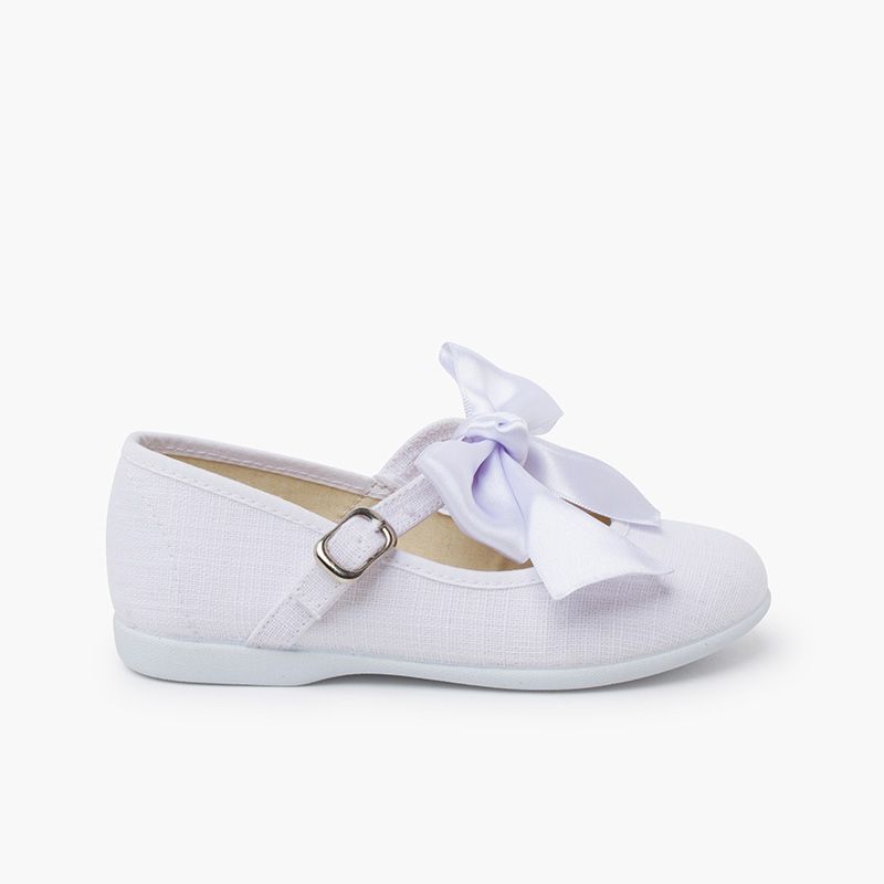 Merceditas lino ceremonia lazo raso