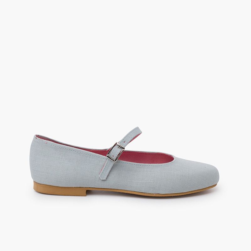 Merceditas lino suela vestir