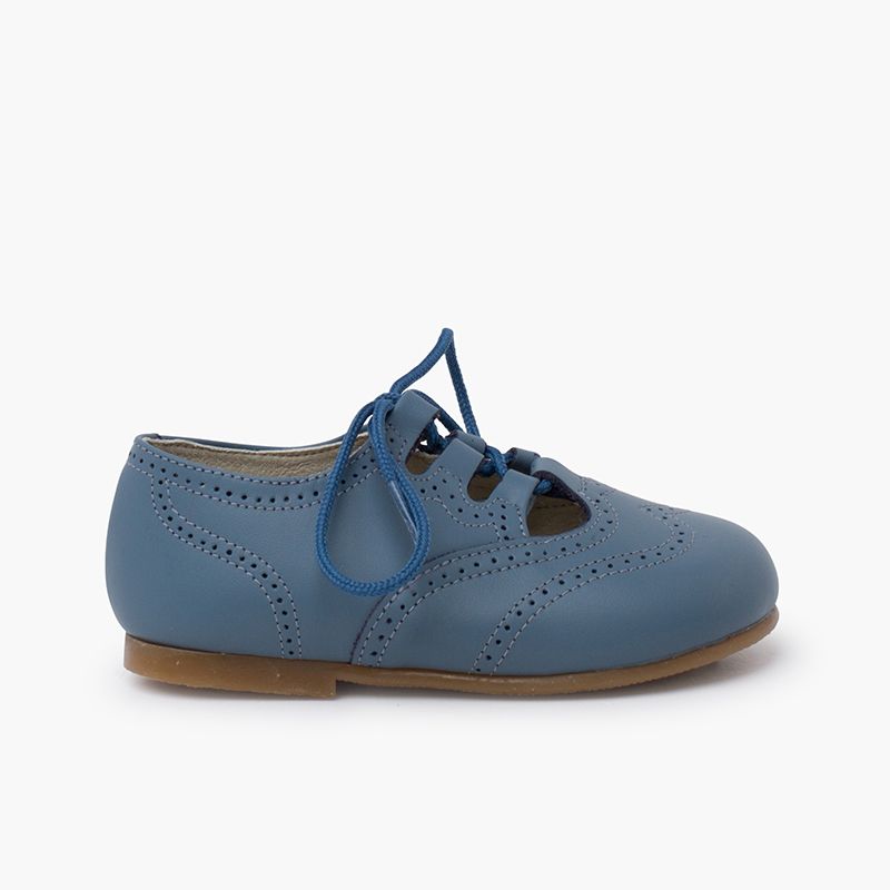 Zapatito inglés piel piso caramelo