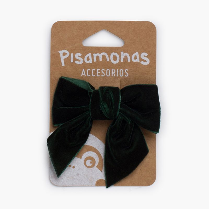 Lazo terciopelo pico pato