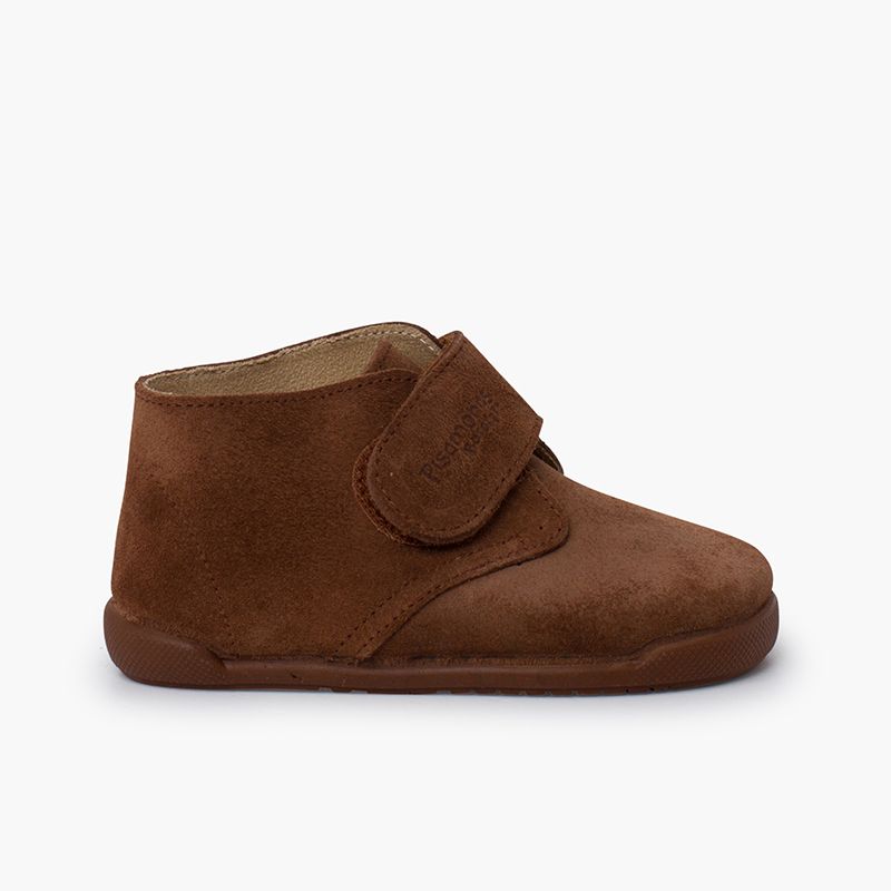 Botitas barefoot serraje cierre adherente