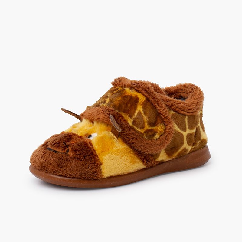 Zapatillas casa pelito jirafa