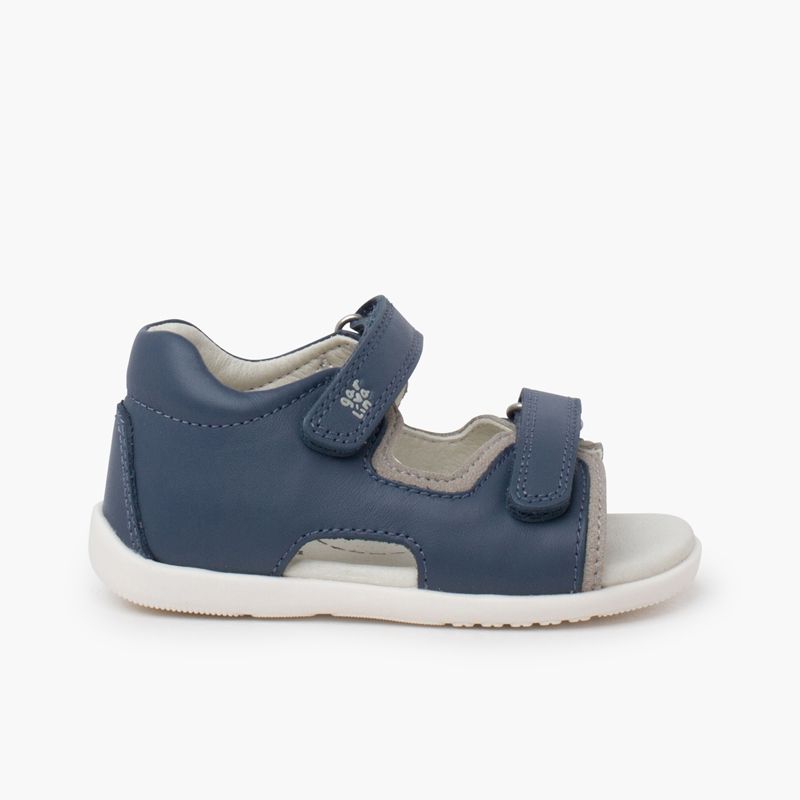 Sandalias unisex Garvalín doble cierre adherente