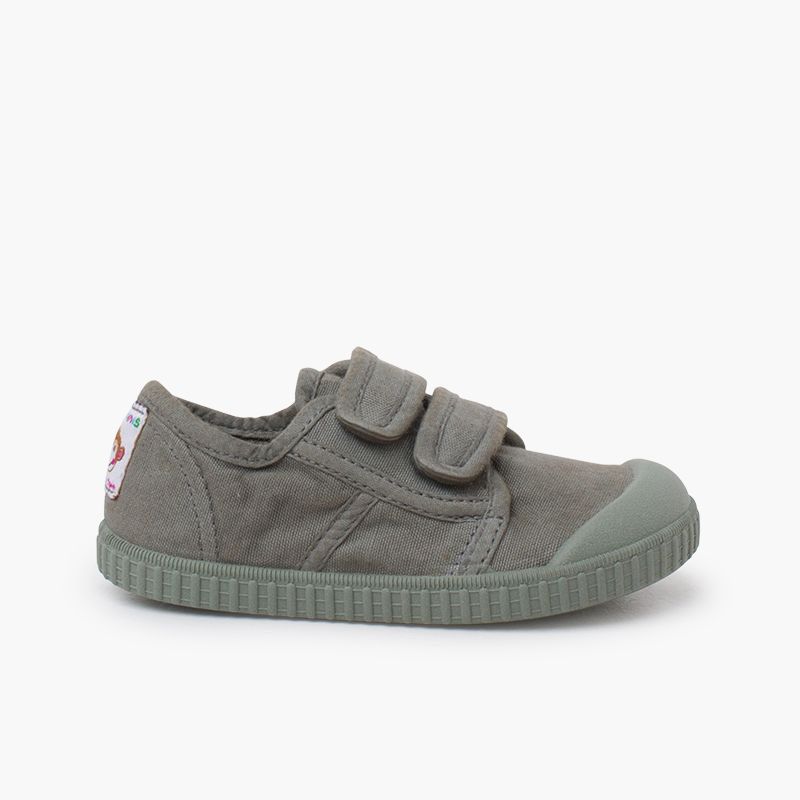 Zapatillas lona barefoot wide piso al tono