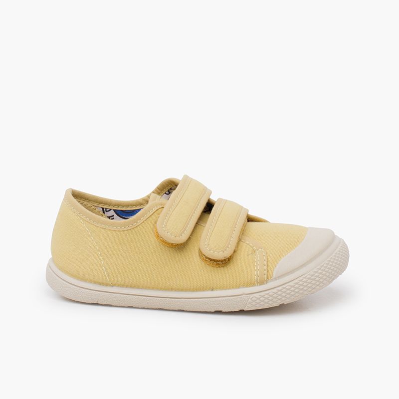 Zapatillas lona barefoot puntera goma