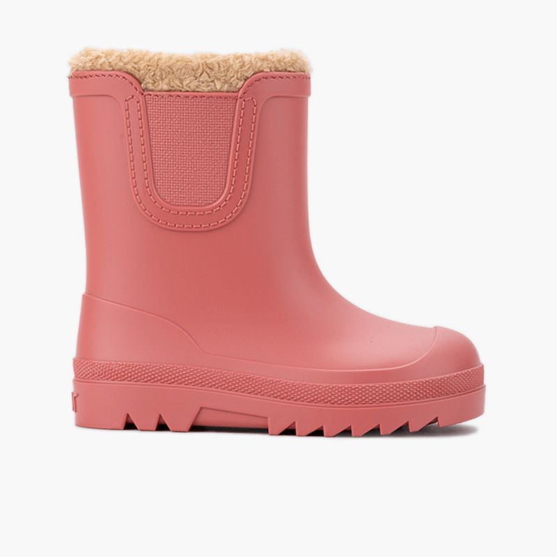 Botas agua barefoot wide chelsea borreguito