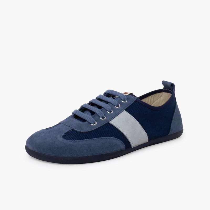 Zapatillas barefoot lona y serraje tallas altas