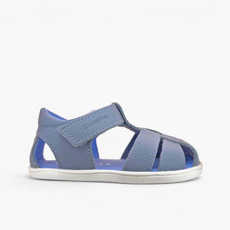 Sandalias niño piel cangrejeras Blanditos