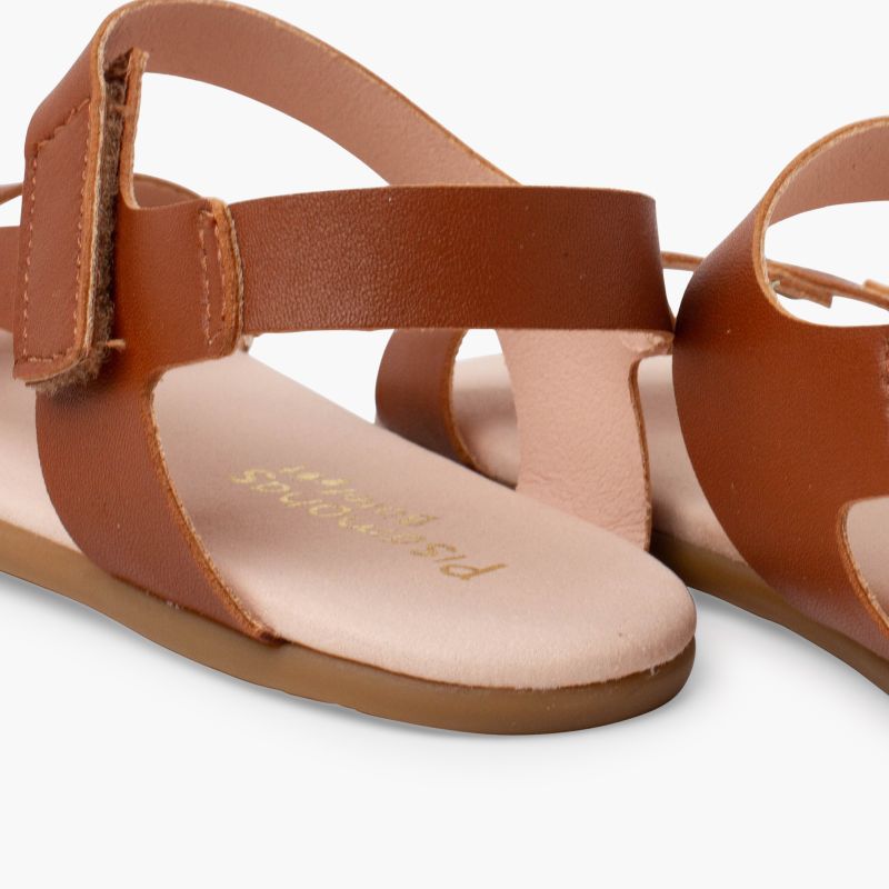 Sandalias barefoot piel tachuelas