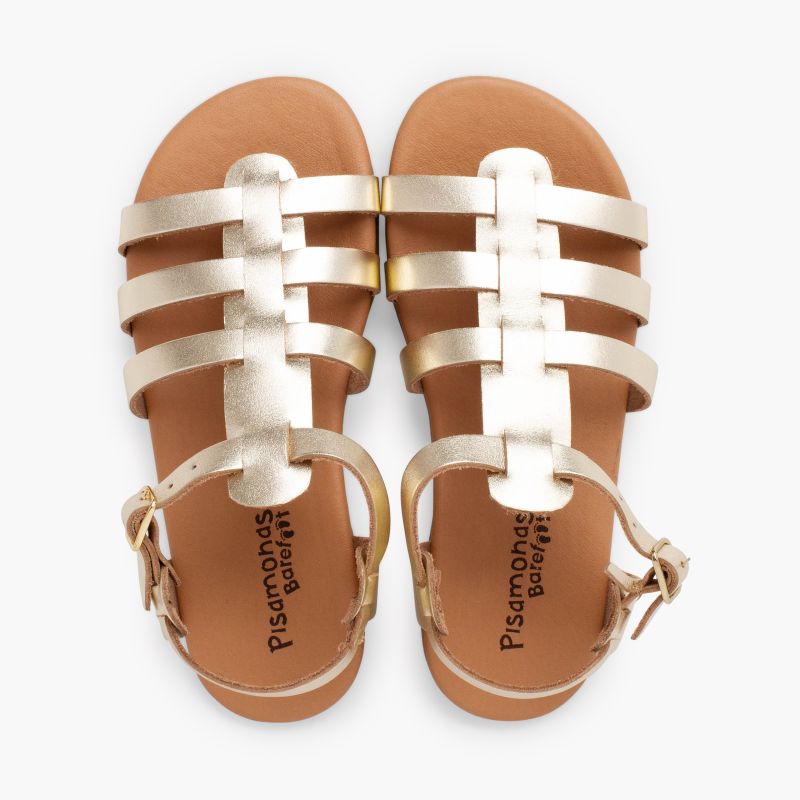 Sandalias barefoot gladiador tallas altas