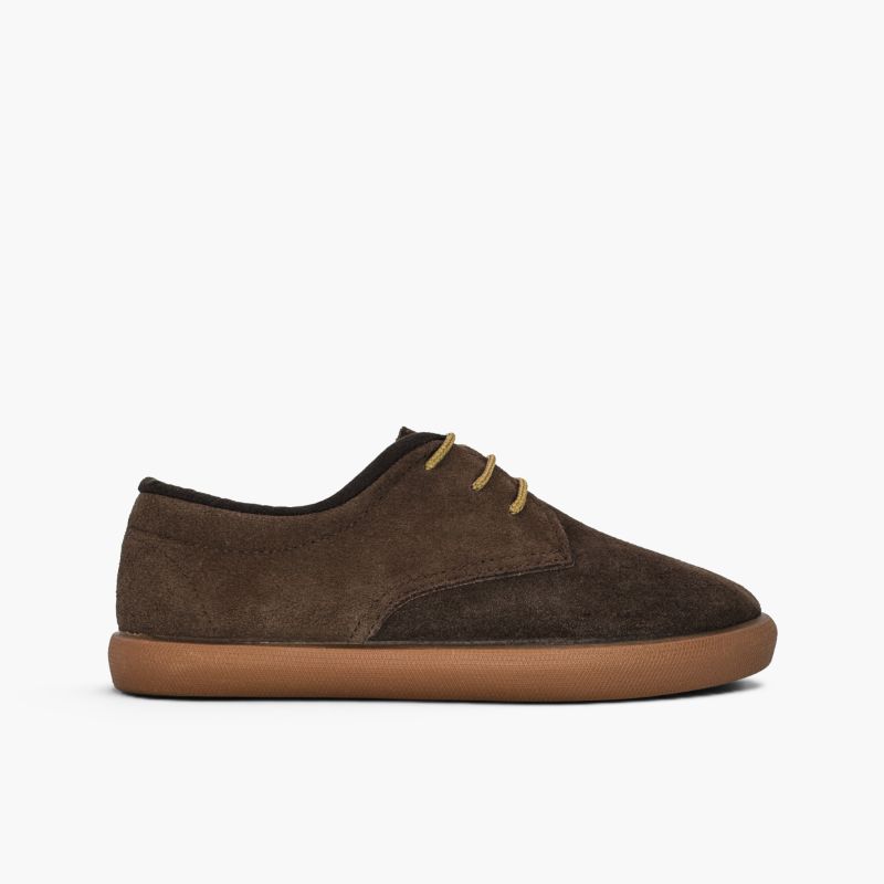 Blucher niños serraje collarín cordones