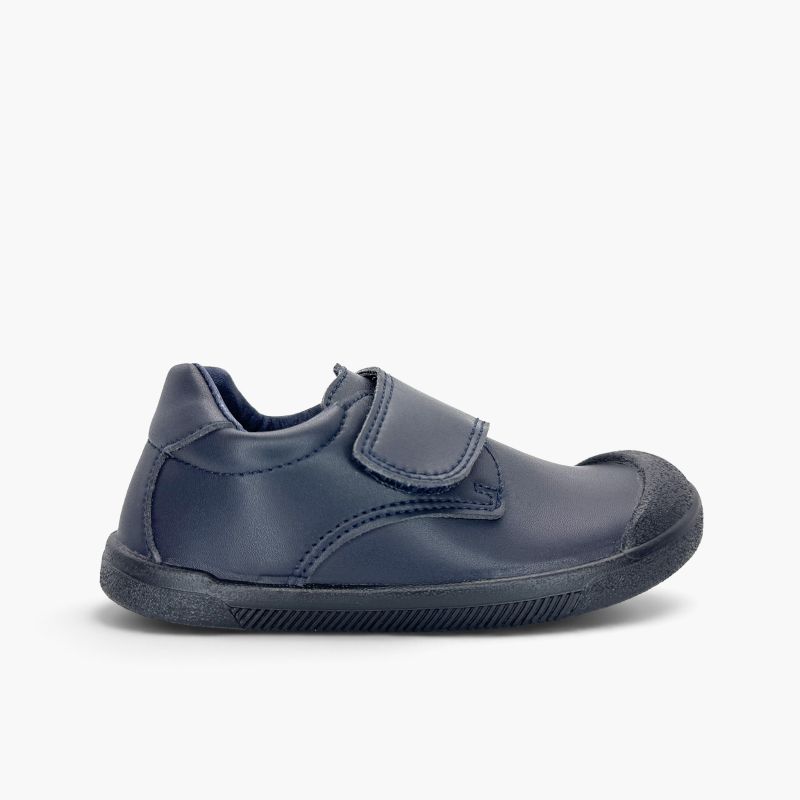 Zapatos barefoot colegiales puntera goma
