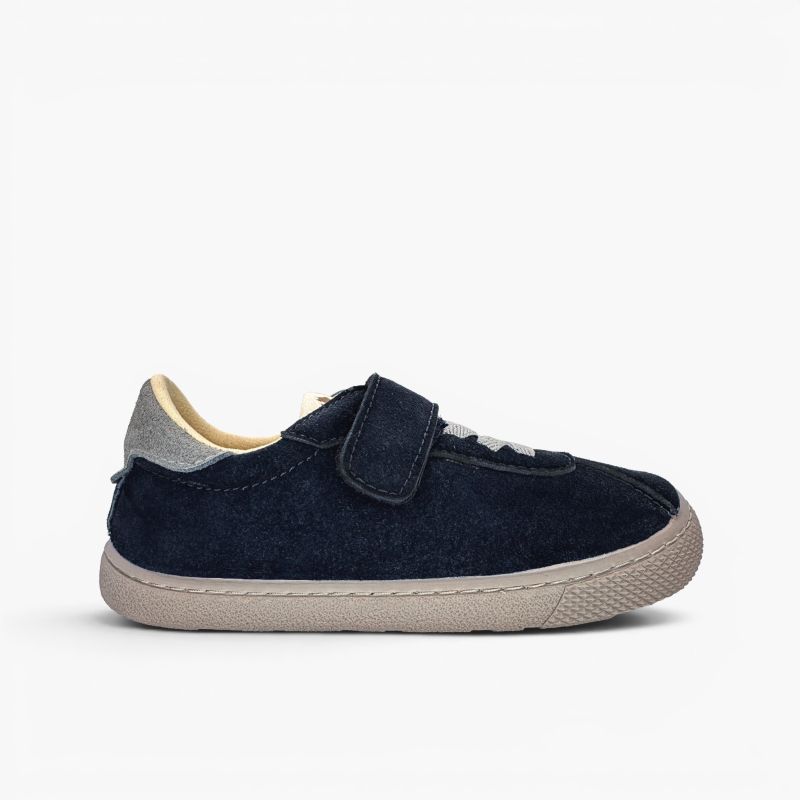 Zapatillas barefoot serraje cierre combinado