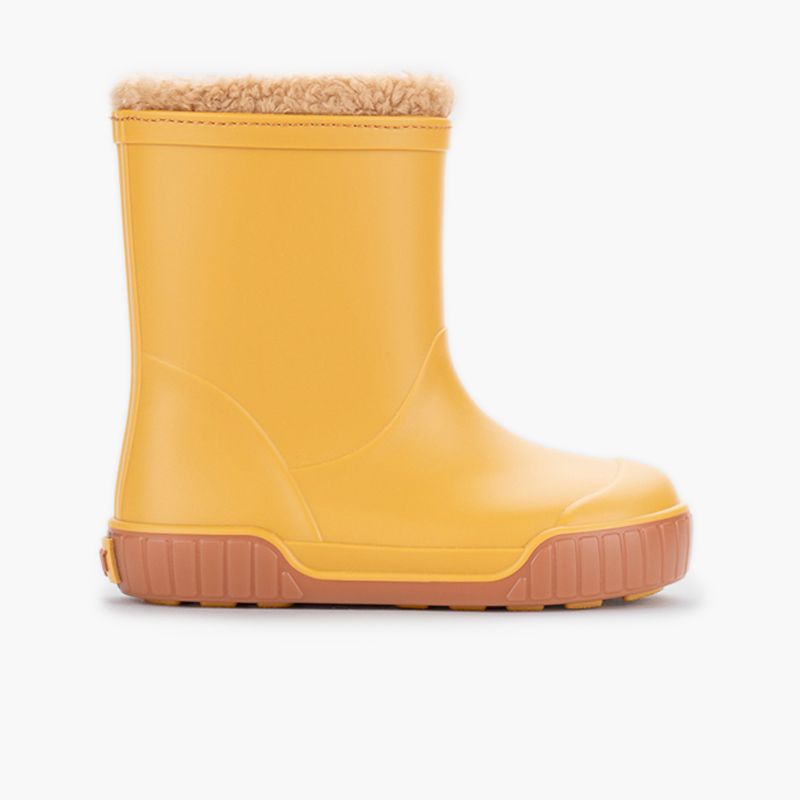 Botas de agua barefoot suela caramelo