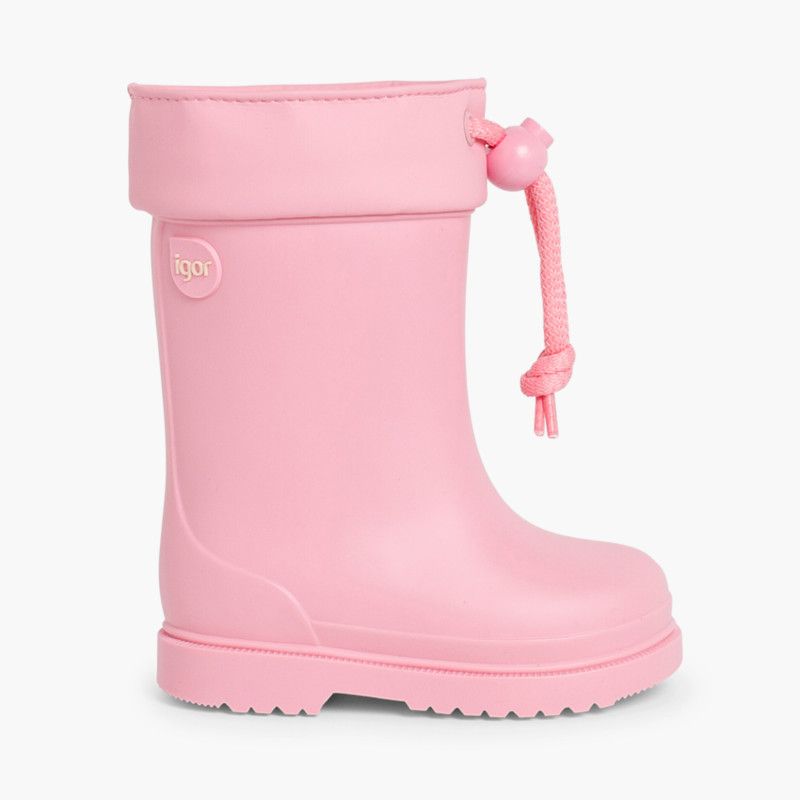 Botas de Agua para Niños Pequeños Igor cuello ajustable