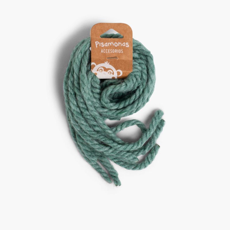 Cordones para el pelo de niña en lana monocolor