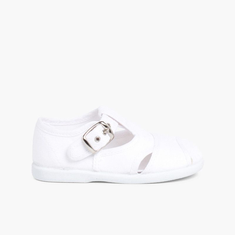 Sandalias Pepitos de lona abiertos 