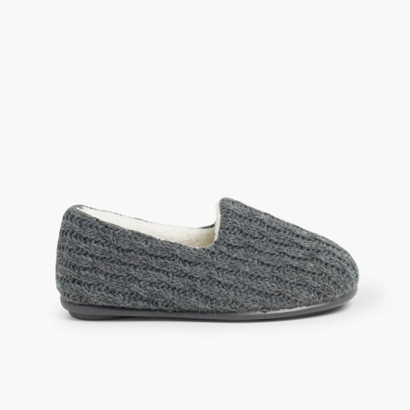 Zapatillas Casa Niños Tipo Lana 