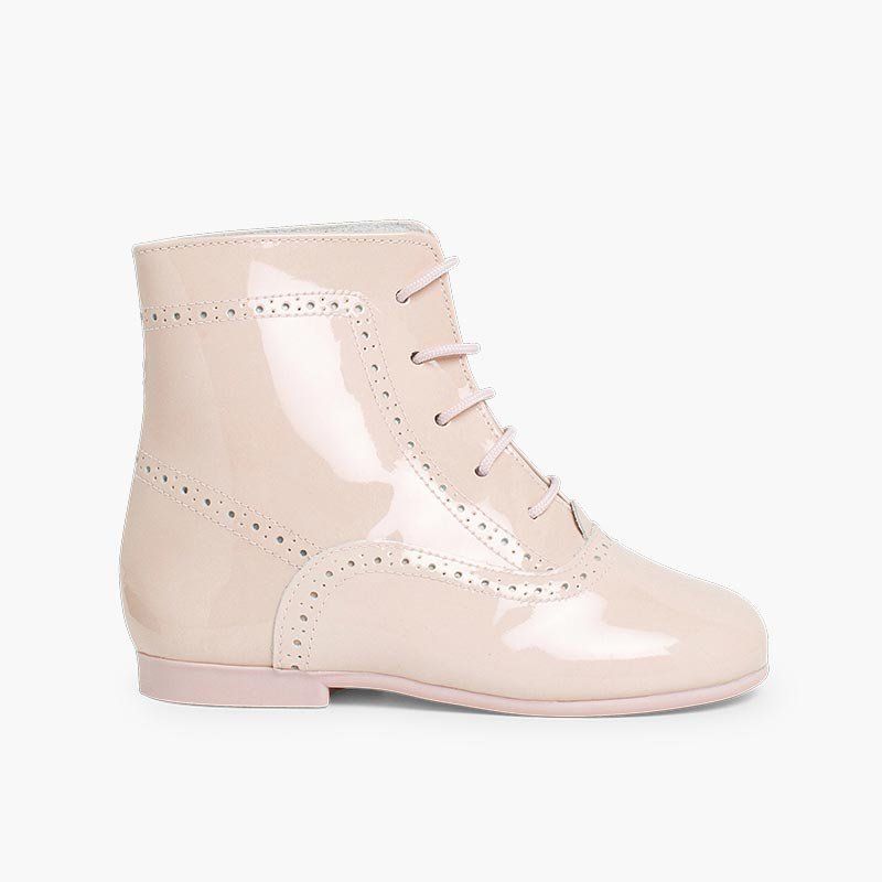 Botas Pascualas para Niñas Charol