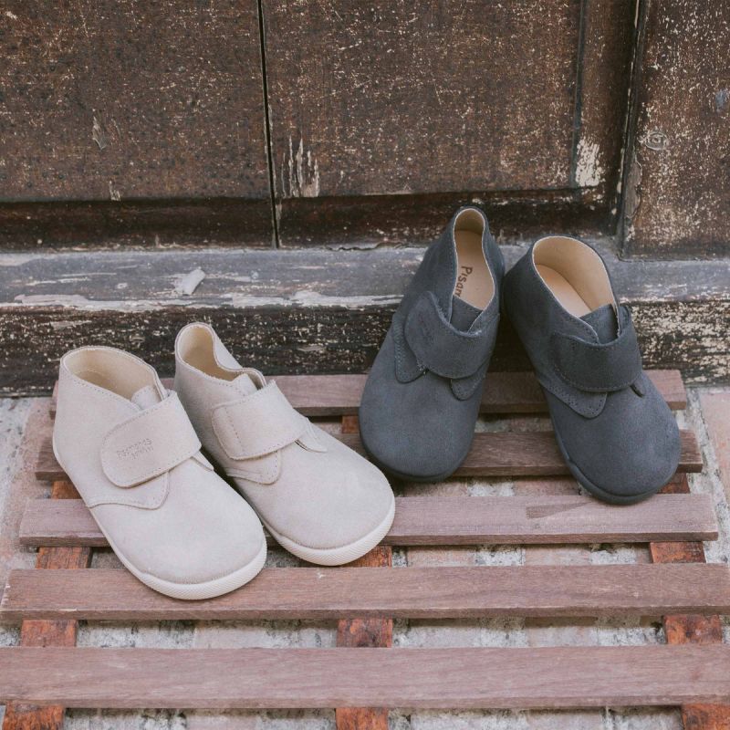 Botitas barefoot serraje cierre adherente