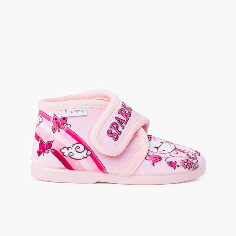 Botitas casa Sparkly cierre adherente