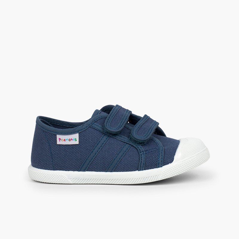 Zapatillas Niños Lona Tiras adherentes   