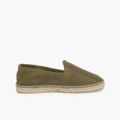 Alpargatas de Espiga Tallas Altas 34-45 Kaki