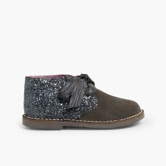 Pisacacas Glitter Niña Gris