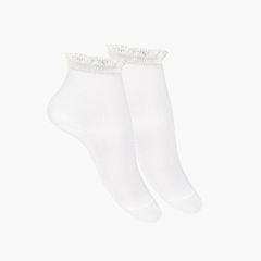 Calcetines niños cortos de vestir Blanco