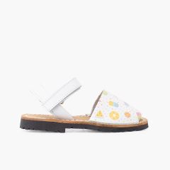 Menorquinas estampadas unisex tira adherente Helados