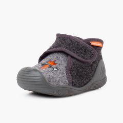 Zapatillas casa Biomecanics puntera reforzada Gris