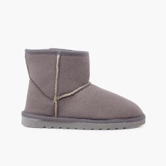 Botas bajas tipo australianas mujer y niños Gris