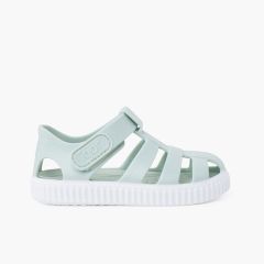 Cangrejeras Tipo Zapatillas Tira Adherente Menta