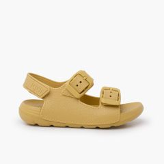 Sandalias unisex con suela EVA y doble hebilla Dijon