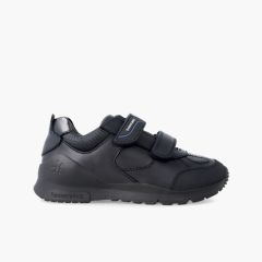 Zapato deportivo colegial  Biomecanics doble cierre adherente Azul Marino