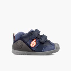 Zapatillas biogateo sport cierre adherente Azul Marino