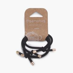 Gomas elásticas para el pelo Negro