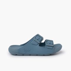 Chanclas suela eva doble hebilla Océano