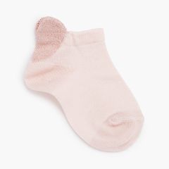 Calcetines invisibles corazón brillo Nude