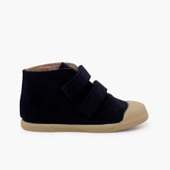 Bota serraje doble tira adherente Azul Marino