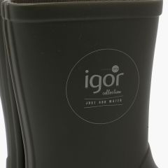 Botas agua niños suela beige Kaki