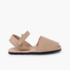 Menorquinas blanditas niños suela flexible Beige