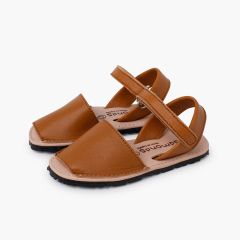 Menorquinas blanditas niños suela flexible Cuero