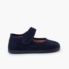 Merceditas barefoot serratex tira adherente Azul Marino