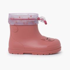 Botines de agua ajustables gatito barefoot Rosa