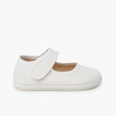 Merceditas barefoot lino fino Crudo